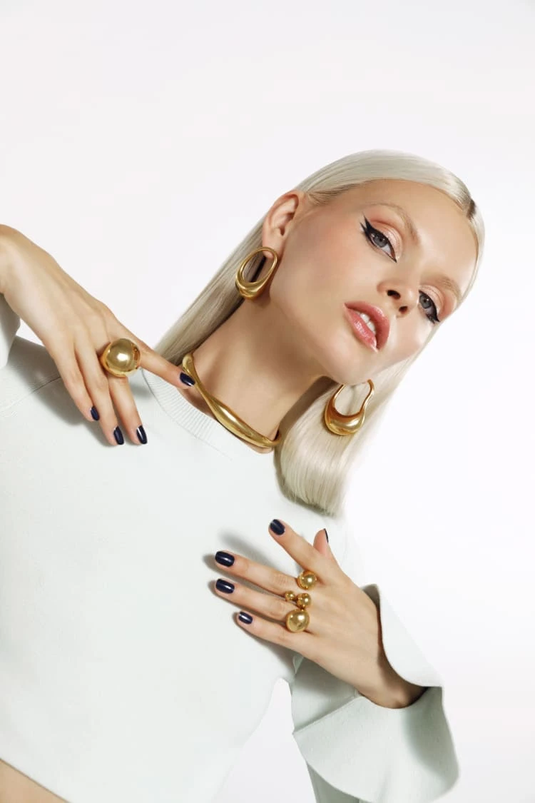 Gold Ball Ring 4 Gold Ball Ring - Image 4