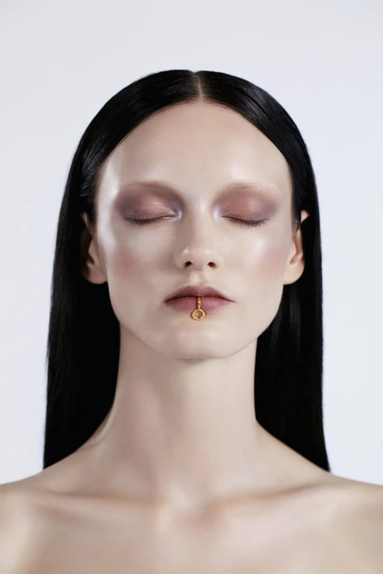 Gold Rounded Lip Cuff Jewelry 1 Gold Rounded Lip Cuff Jewelry