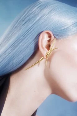 Gold Spiked Earring