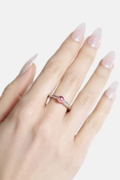 Casa Batlló Ring In Silver And Rose