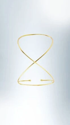 Gold Spiral Statement Bracelet -Mam Originals Shop 4 copy anxtio