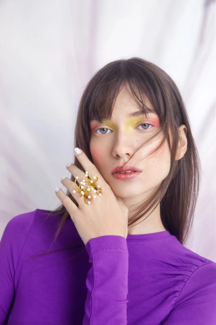 Mini Pearls Ring 3 Mini Pearls Ring - Image 3