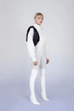 Black Leather Handbag -Mam Originals Shop 5 TWISTED1266 typfpk