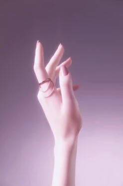 Rose Gold Chain Ring