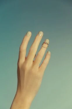 Silver Nail Ring With Chain -Mam Originals Shop 52 MAKEUP1952 zfh6rq