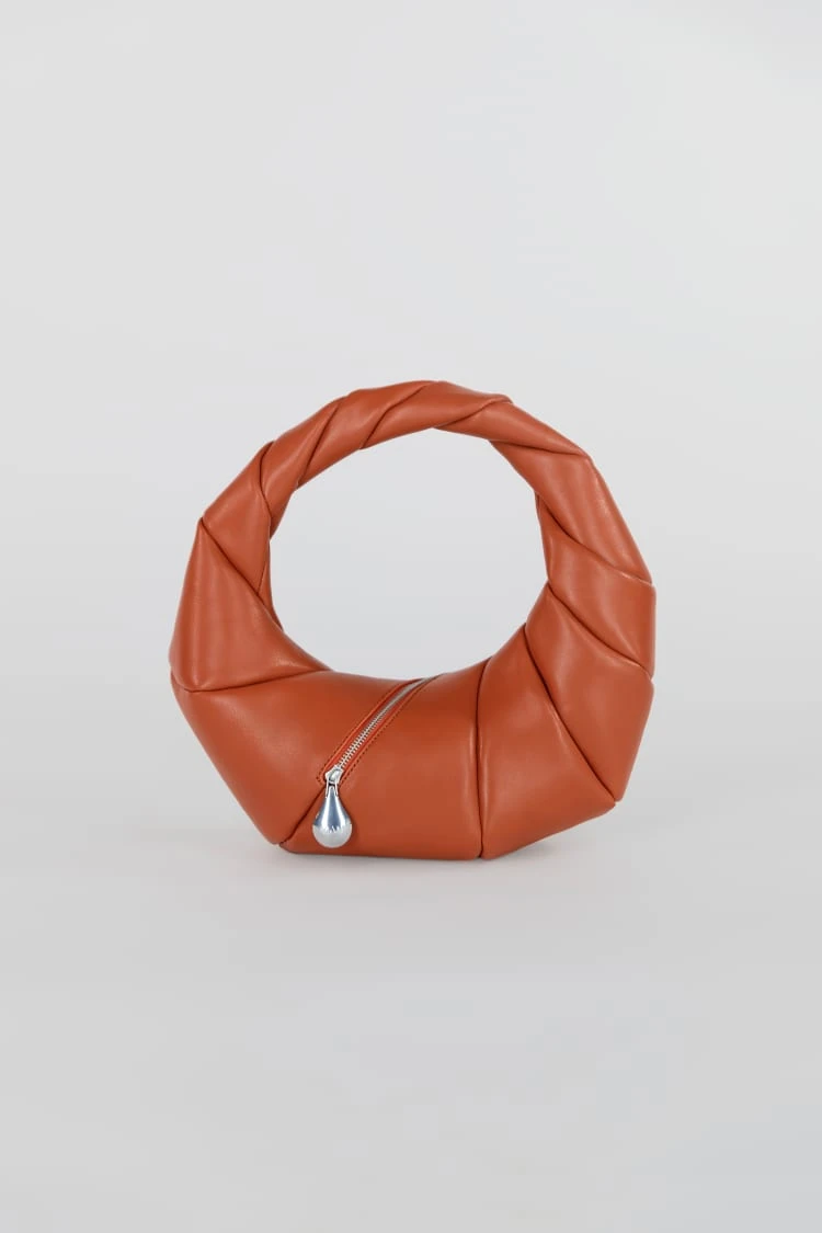 Rust Leather Handbag 2 Rust Leather Handbag - Image 2