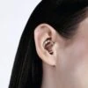 Silver Daith No Pierced Ear Cuff