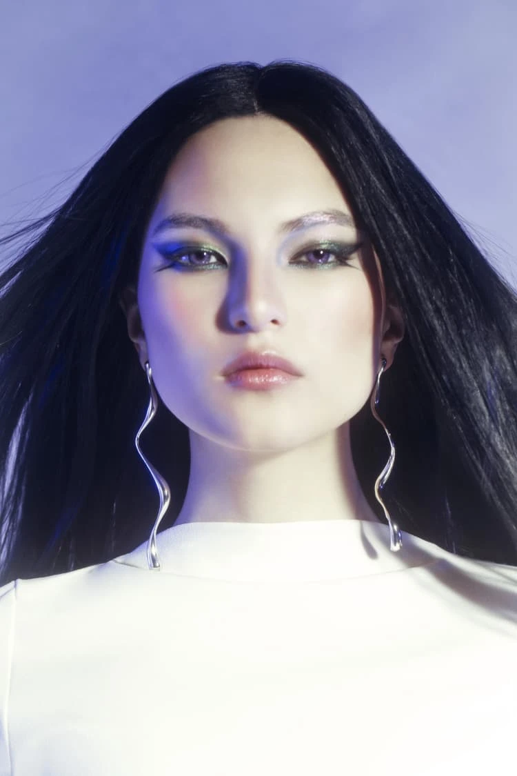 Silver Dangle Liquid Earring 2 Silver Dangle Liquid Earring - Image 2