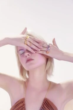 Gold Ring With Quartz -Mam Originals Shop 55 30 ESOTERIK10933 mv00pl