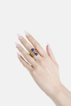 Casa Batlló Ring In Gold And Blue -Mam Originals Shop 55 BATLLO 0476 xd5vxo