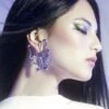 Silver Butterfly Earring