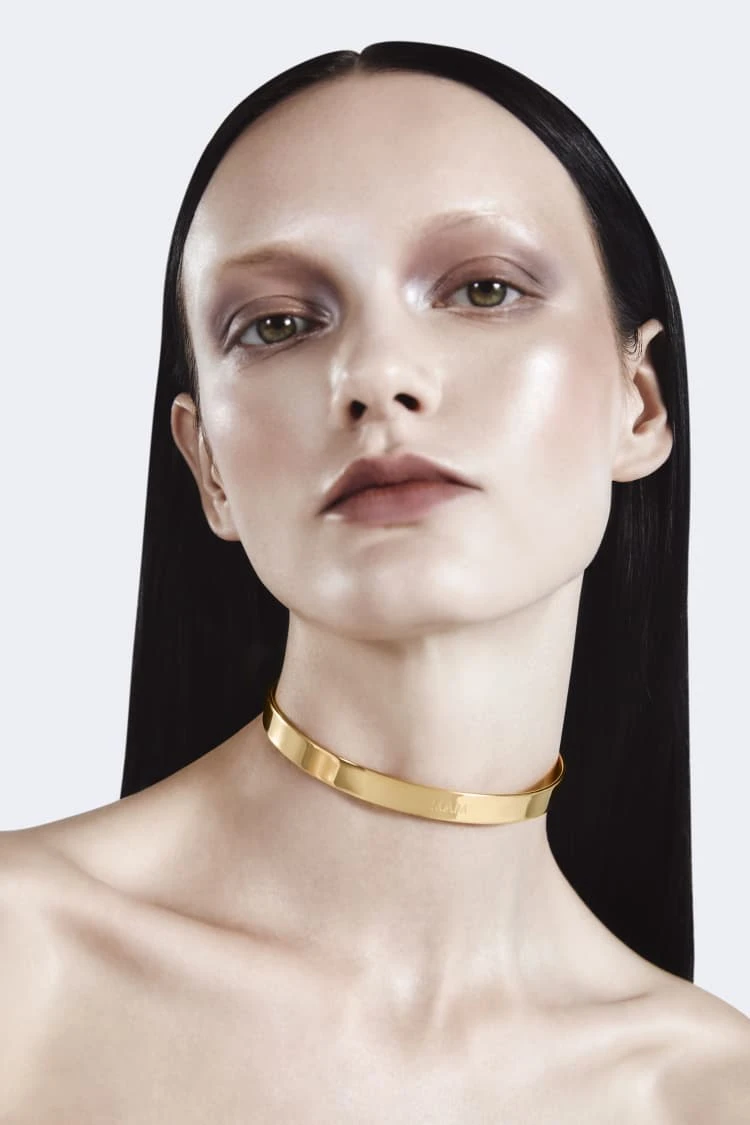 Gold Thick Simple Choker 1 Gold Thick Simple Choker
