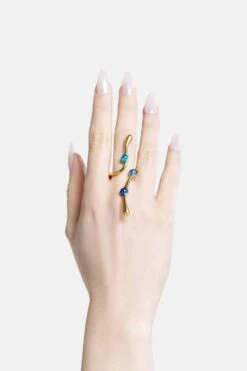 Casa Batlló Long Ring In Gold