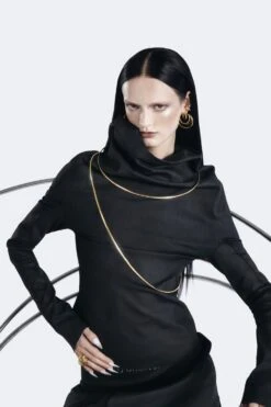 Gold Many Coils Hoop Earrings -Mam Originals Shop 59 NEW ORBIT 1168 Azul eouzh3