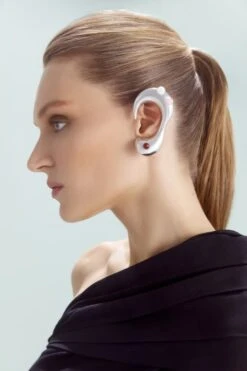 Silver Full Ear Jewelry With Stones