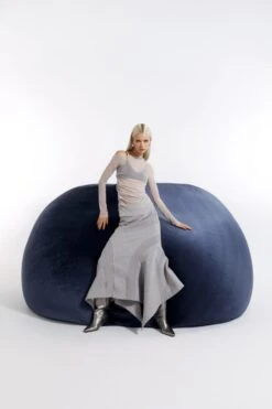 Silver Twisted Choker Necklace -Mam Originals Shop 60 BLOWUP23 1187 vcp6db