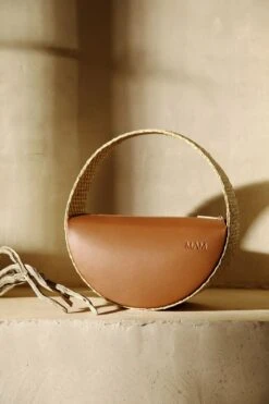 Raffia Round Medium Bag