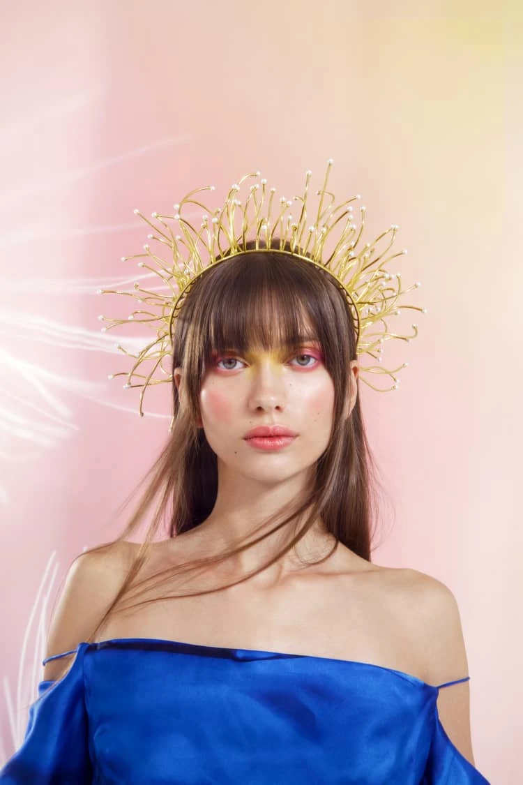 Mini Pearls Headband 6 Mini Pearls Headband - Image 6