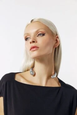 Silver Torque Necklace