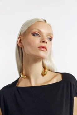 Gold Torque Necklace