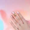 Gold Flower Midi Ring