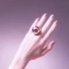 Rose Gold Ball Ring