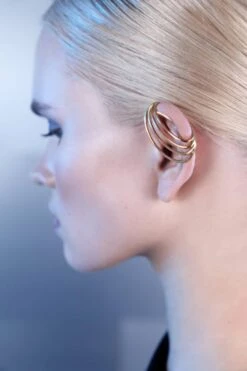 Gold Spiral Ear Cuff