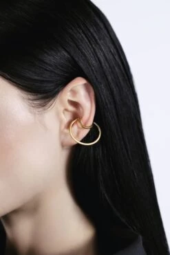 Gold Moon Ear Cuff