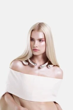 Drops Huge Necklace - Silver -Mam Originals Shop 72 PLEYADE 0806 xzc8yt