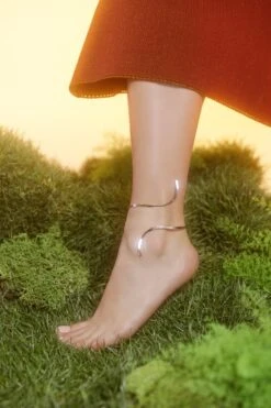 Silver Spiral Anklet 8 Silver Spiral Anklet -Mam Originals Shop 73 39 EARTH1585 oosjiu