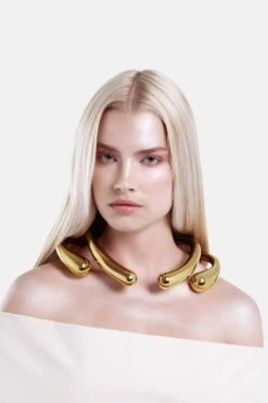 Drops Huge Necklace - Gold