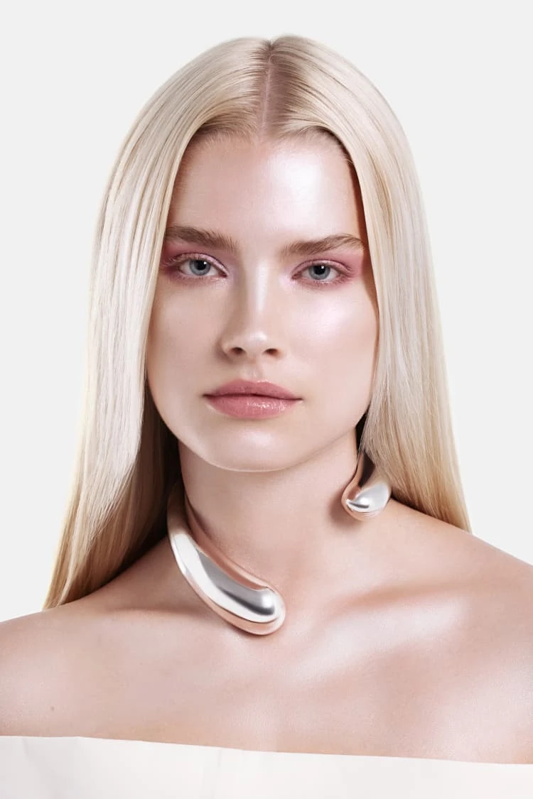 Drops Asymmetrical Necklace - Silver 1 Drops Asymmetrical Necklace - Silver