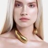 Drops Asymmetrical Necklace - Gold