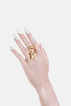 Three-Drop Ring - Gold