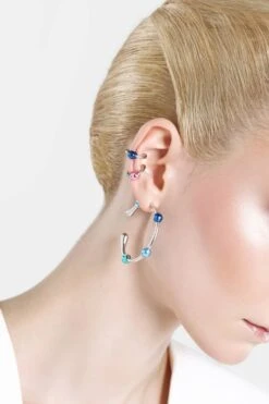 Casa Batlló Hoop Earrings In Silver -Mam Originals Shop 83 BATLLO 0864 2 ewfhwd