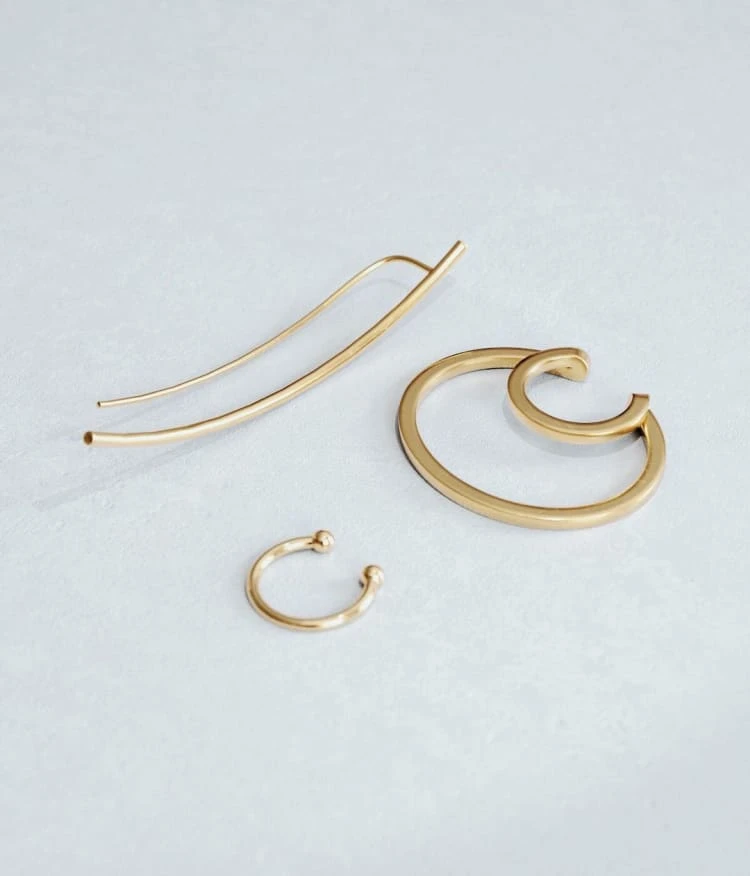 Gold Set Of Ear Cuffs 3 Gold Set Of Ear Cuffs - Image 3
