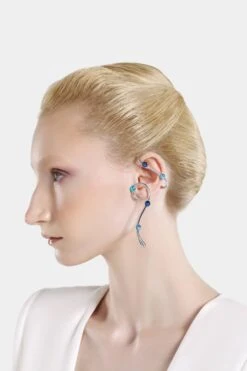 Casa Batlló Dangle Earcuff In Silver -Mam Originals Shop 9 BATLLO 0094 ib4btn