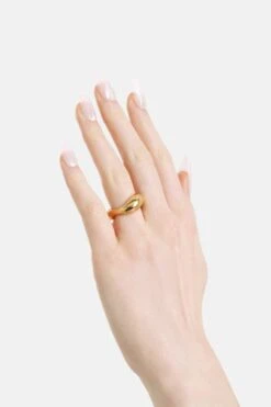 Puffed Gold Ring