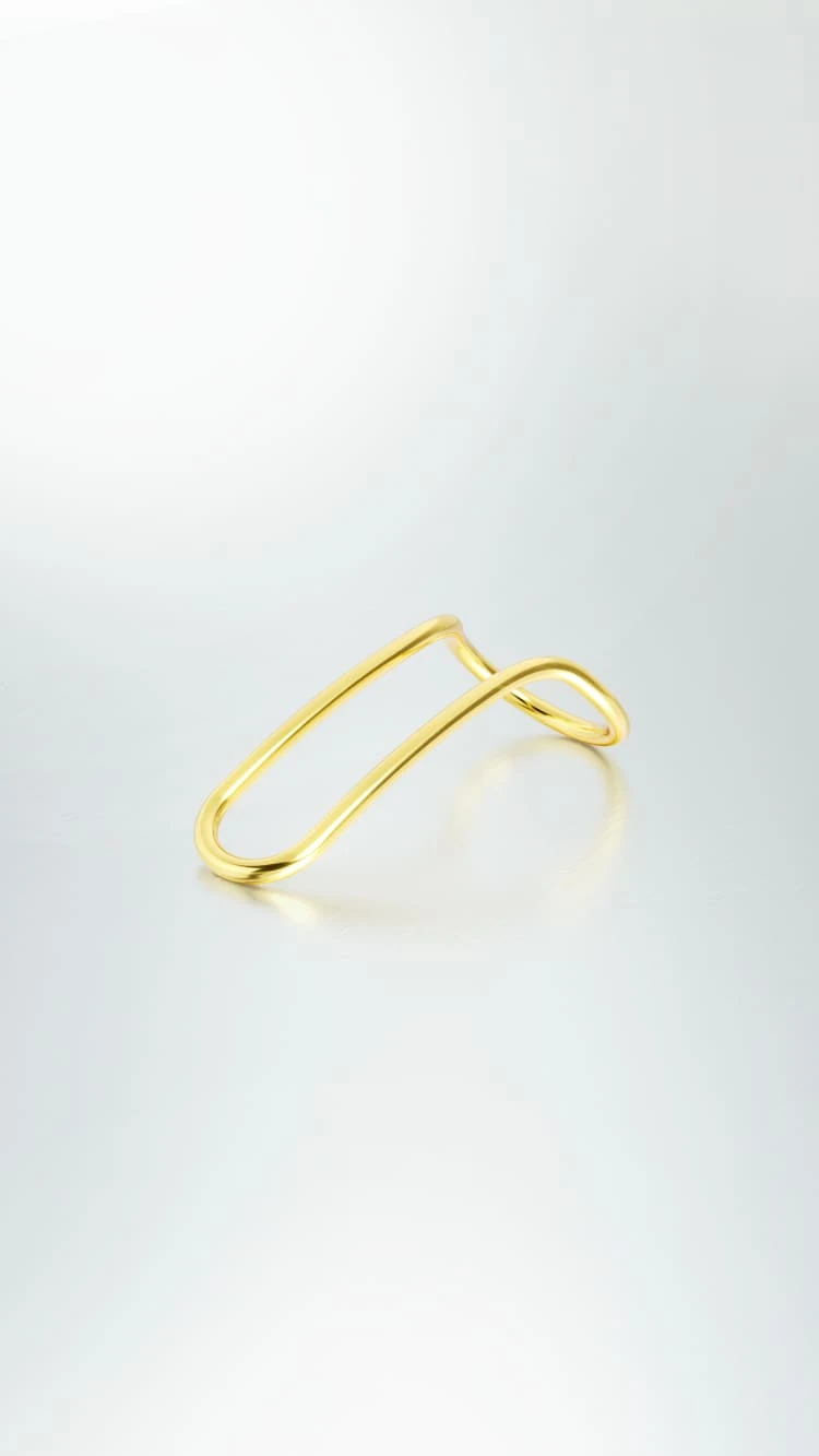 Gold Statement Ring 4 Gold Statement Ring - Image 4