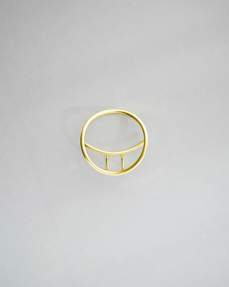 Gold Circular Ear Cuff 3 Gold Circular Ear Cuff - Image 3