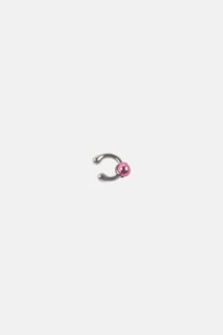 Casa Batlló Huggie Earcuff In Silver And Rose -Mam Originals Shop BTLLO PRODUCT0938 ollsdo