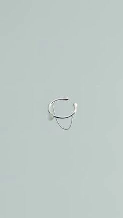 Silver Nail Ring With Chain -Mam Originals Shop HRMake Up 20 003MAM uydeio