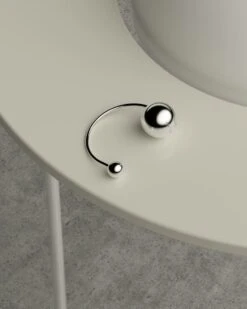 Silver Ball Ear Cuff -Mam Originals Shop MAMX6N Product 1 0001 zvc6qw