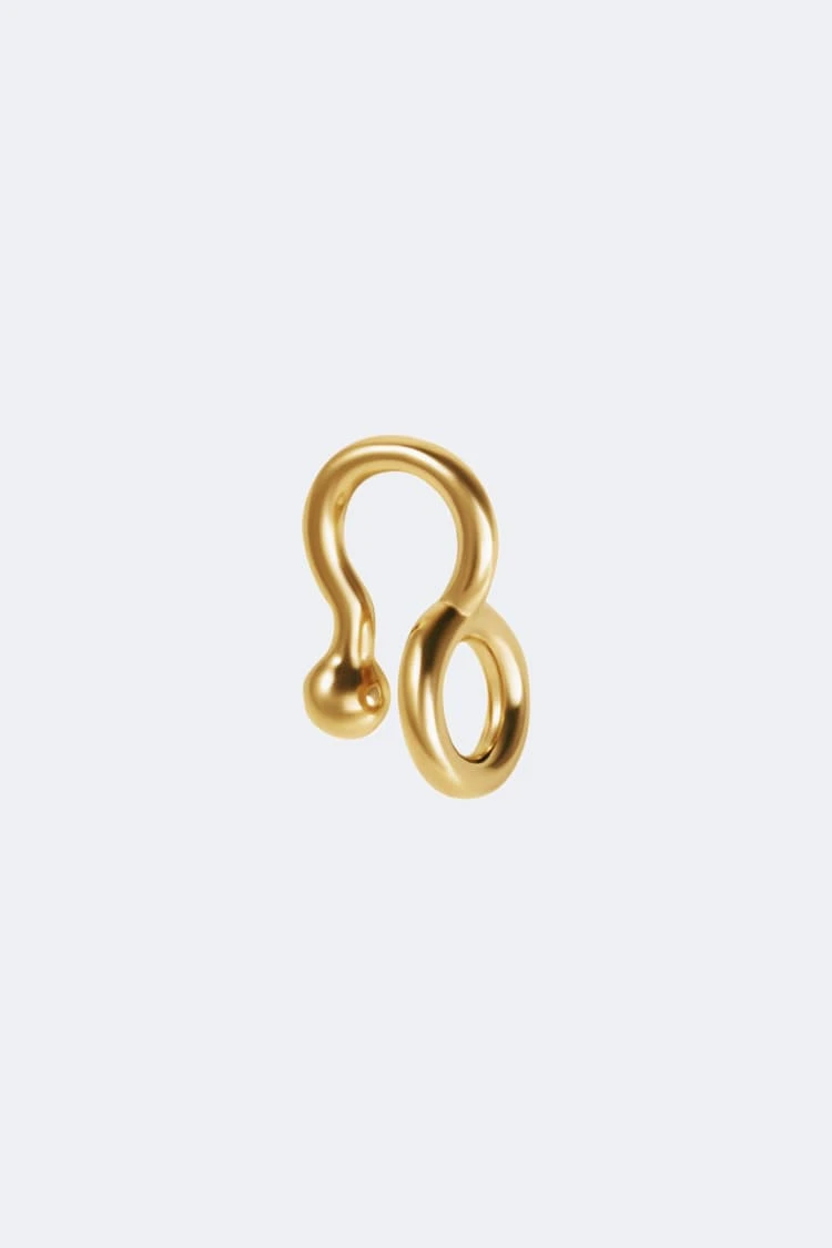 Gold Rounded Lip Cuff Jewelry 5 Gold Rounded Lip Cuff Jewelry - Image 5