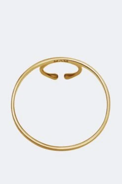 Gold Large Circle Ring -Mam Originals Shop NEW ORBIT PRDCT0145 gji4zb
