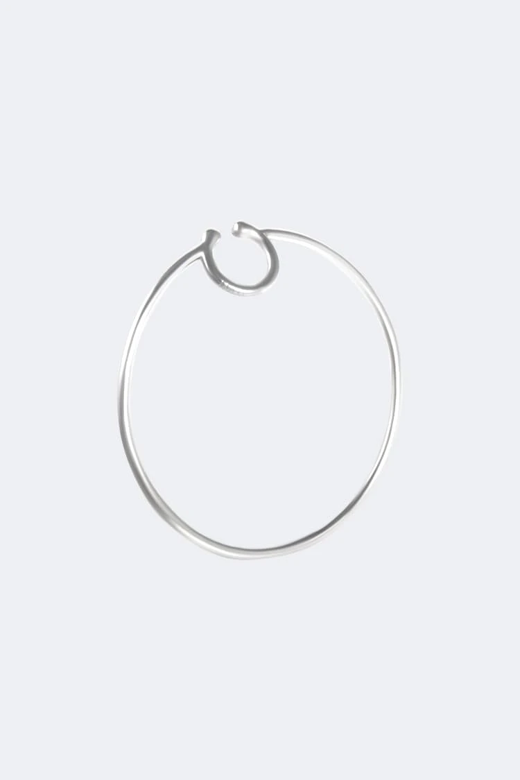 Large Silver Ear Cuff 4 Large Silver Ear Cuff - Image 4