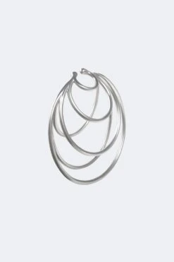 Silver Hoop Ear Cuff With Many Coils -Mam Originals Shop NEW ORBIT PRDCT0188 ocuudn
