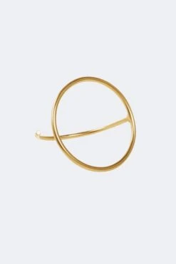 Gold Bangle With Large Circle -Mam Originals Shop NEW ORBIT PRDCT0202 jfynxz