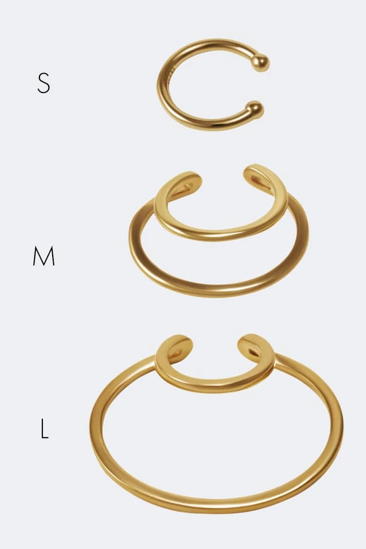 Gold Horse Shoe Cuff 2 Gold Horse Shoe Cuff - Image 2