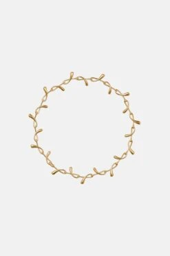 Drops Chain Necklace - Gold -Mam Originals Shop PLEIADIANS PRODUCT G212 aycttc